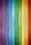 Regenbogen-Holz-Hintergrund für Party-Fotografie G-411