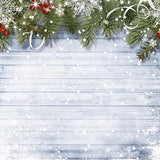 Weihnachtsschneeflocke Dekoration Holzwand Hintergrund für Fotografie G-519