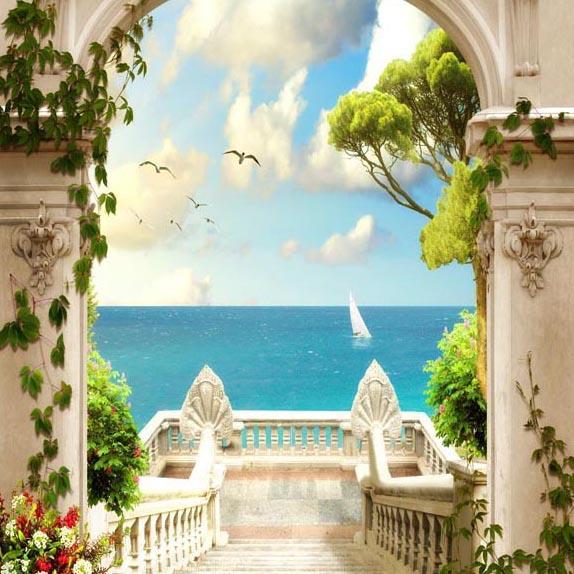 Türhintergründe Bäume Hintergrundszene Hintergrund G-620