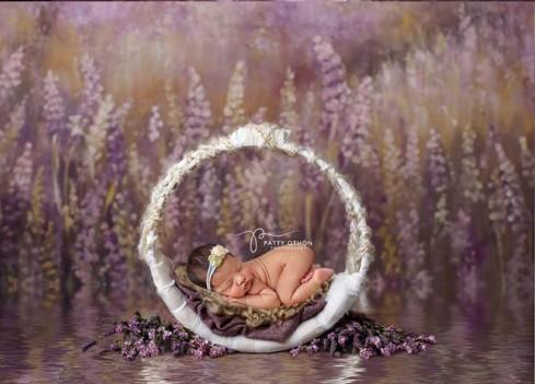 Blurry Style Newborn Baby Photography Backdrop G-904