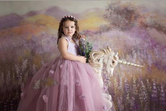 Fuzzy Stil Neugeborne Baby Fotografie Hintergrund G-904