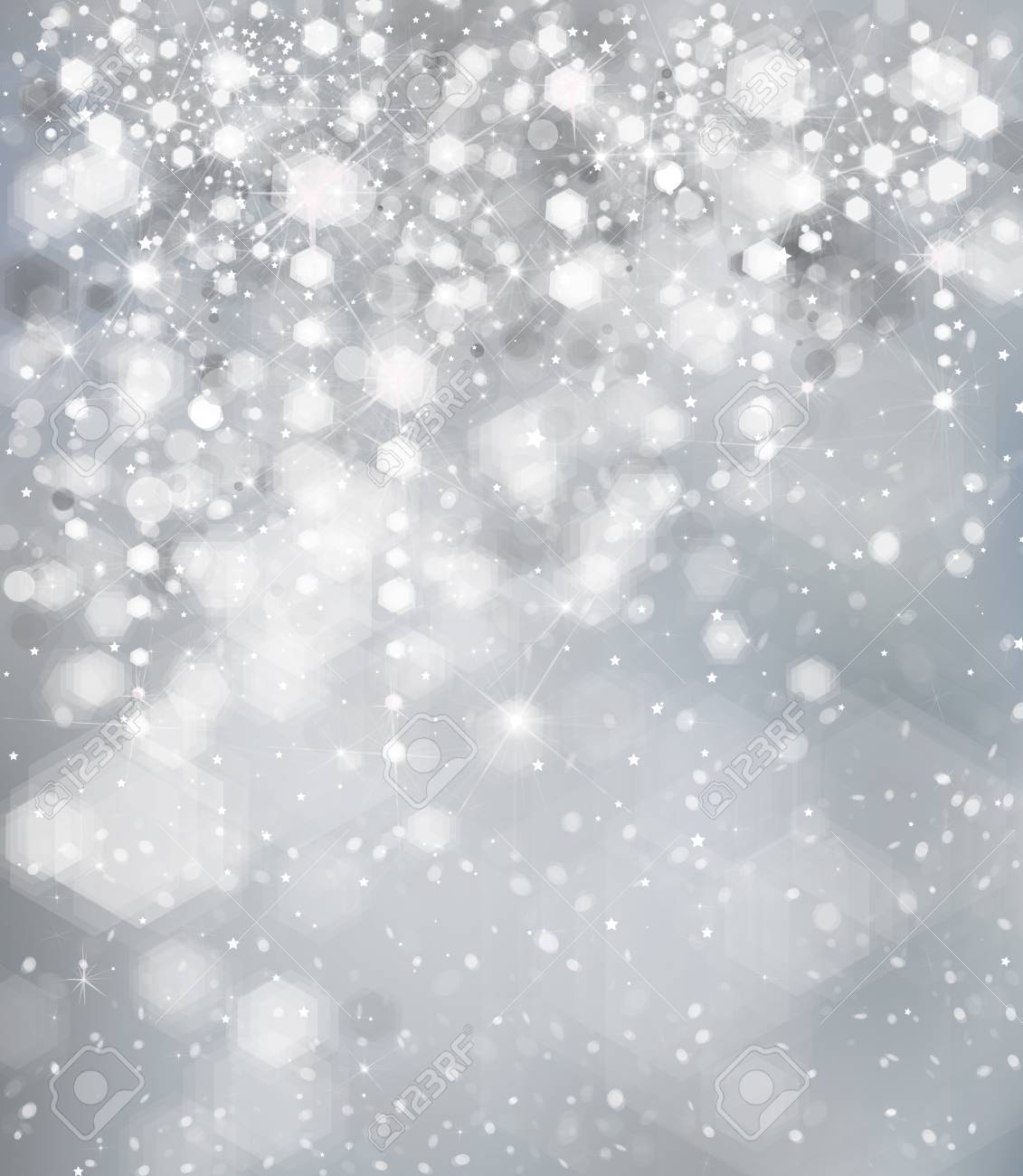 Sliver Glittering Lights Stars Bokeh Photography Backdrop GC-110