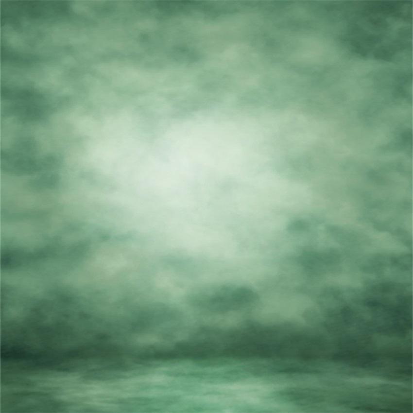 Green Portrait Art Backdrop for Photography