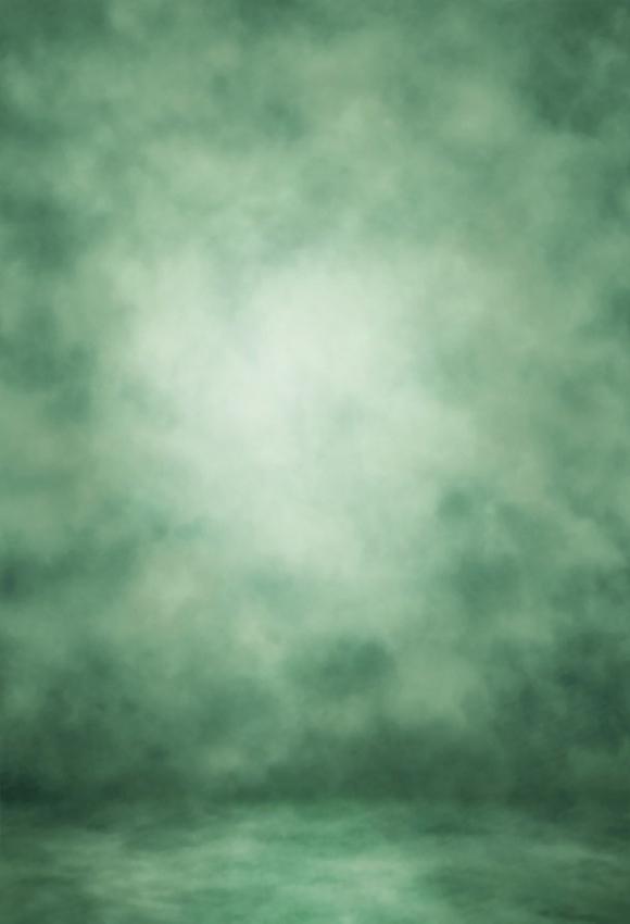 Green Portrait Art Backdrop for Photography