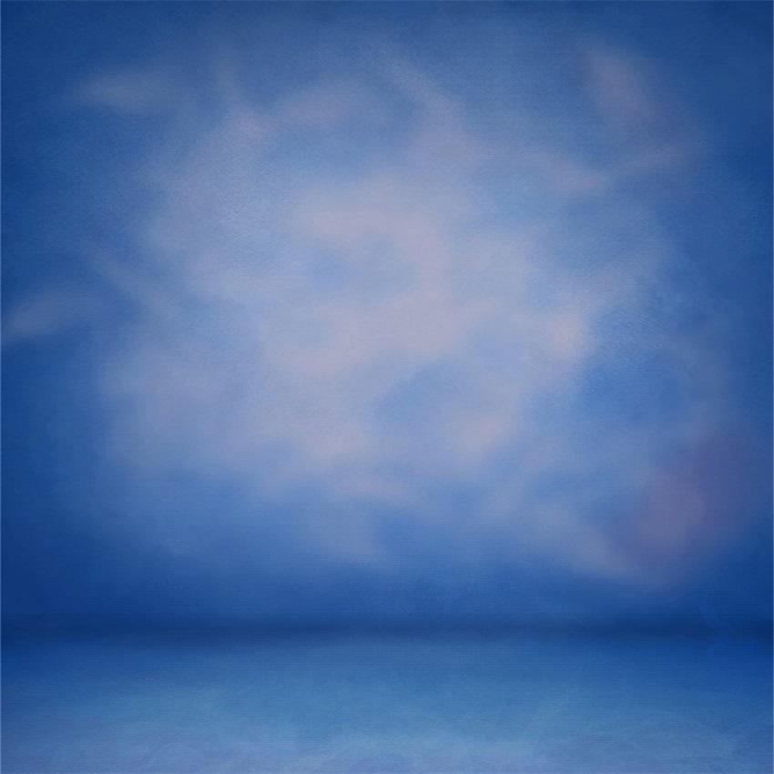 Blue Portrait Studio Backdrop for Photography