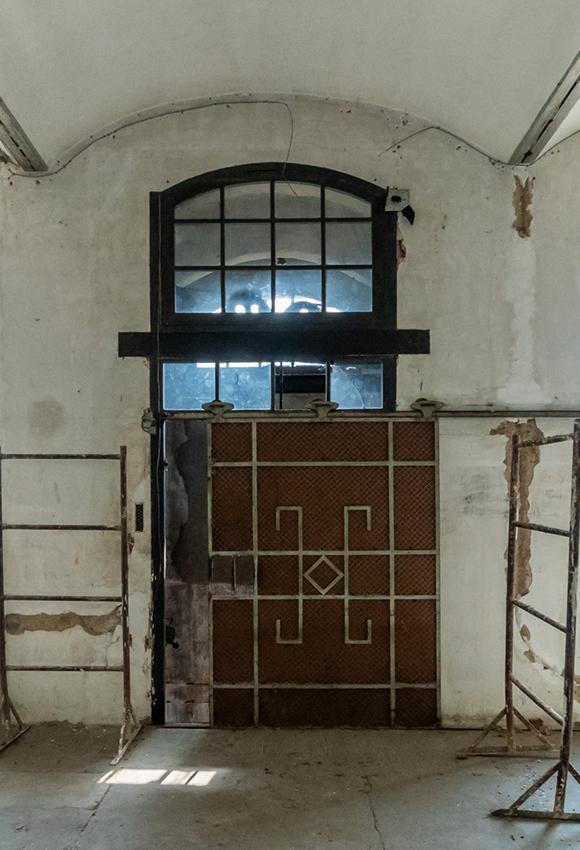 Szenische Hintergründe Verlassene Haushintergründe Großer Fensterhintergrund J03142