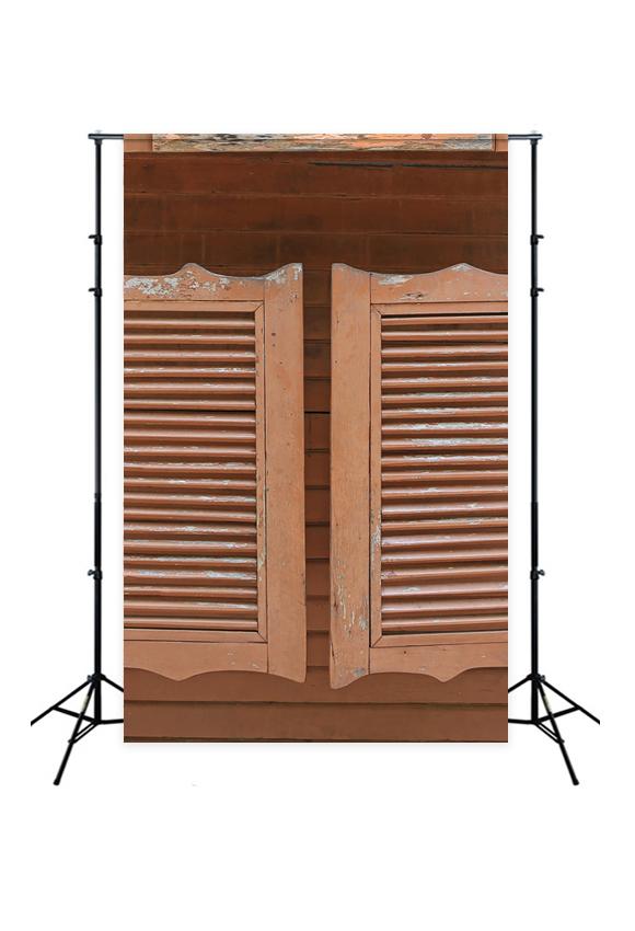 Rustic Barn Door Western Cowboy Farm Backdrop for Studio J03180