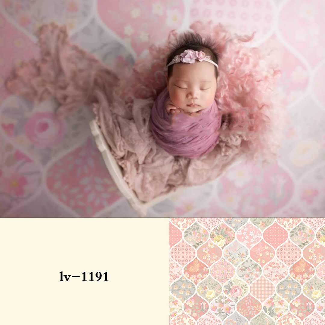 Blumen Hintergrund Kreative Kulisse für Neugeborene Fotografie LV-1191
