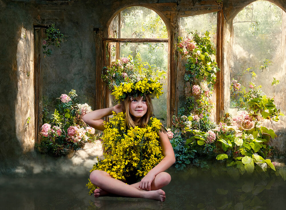Garten Blumen Kunst Fotografie Hintergrund M-28