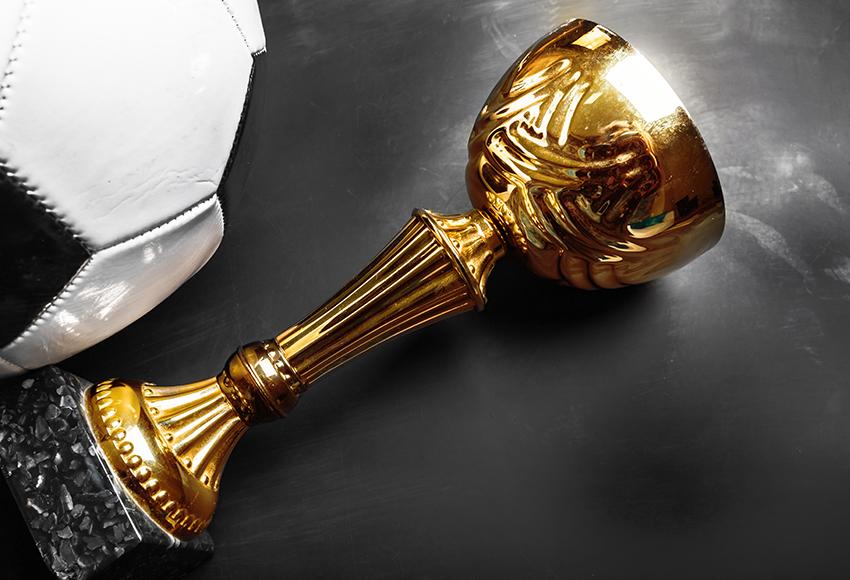 Football Champion Trophy Sports Photography Backdrop M094