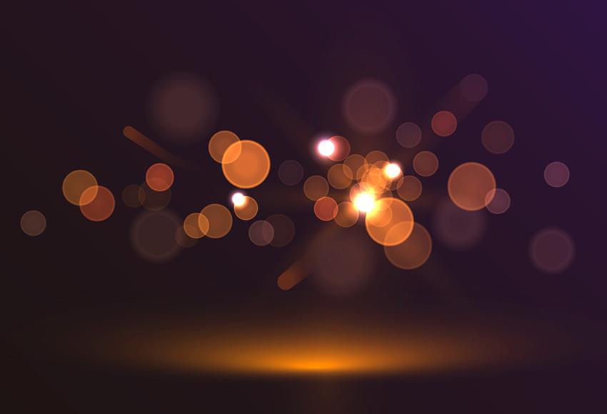 Shiny Bokeh Blurry Photography Studio Backdrop M125