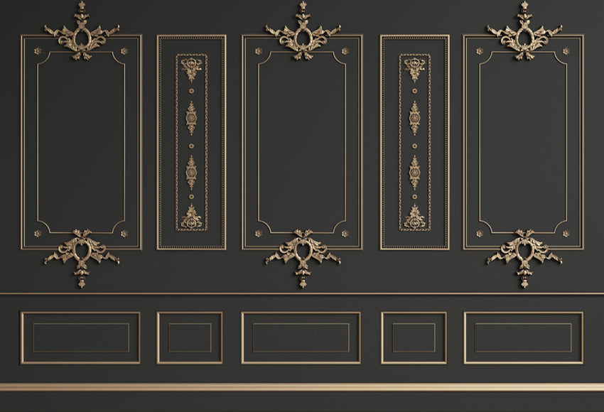 Klassischer grauer, dunkler Wandhintergrund für Fotoshootings SH-1074