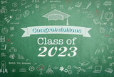 Abschluss Glückwunsch Klasse 2023 Foto Party Hintergrund SH-255