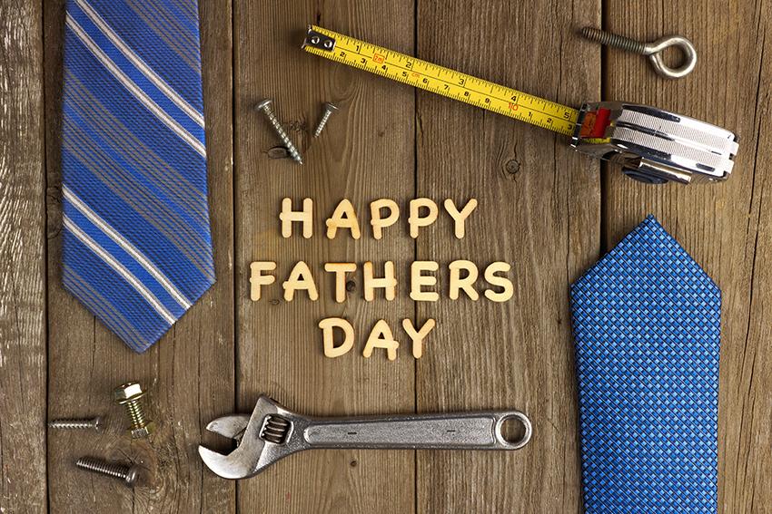 Father's Day Tie Wood Photography Backdrop SH618