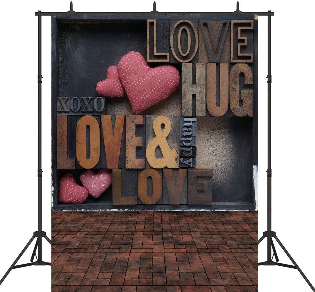 Valentinstag Retro Hintergrund für Fotografie VAT-46