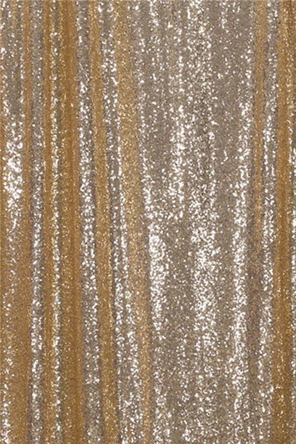 Champagner Pailletten Farbic Hintergrund für Party Hochzeit Dekoration D29