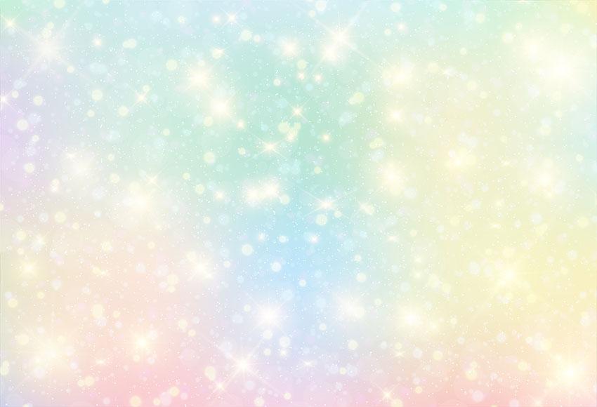 Colorful Glittering Bokeh Photography Backdrop for Party Decor LV-1231