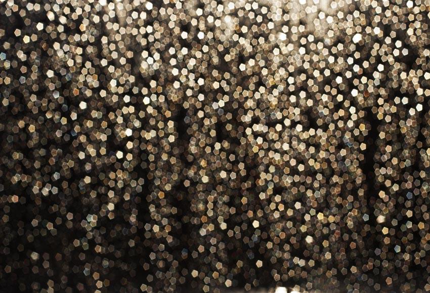 Gold and Black Sparkle Photo Backdrop for Photography LV-1564