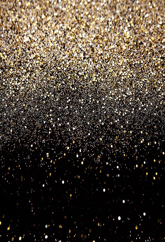 Gold schwarz Glitter Hintergrund fur Party Decor Fotografie LV 941