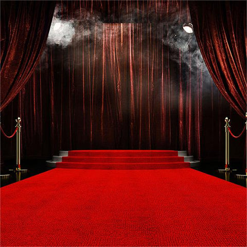 Rote Teppiche &amp; Bühne Hintergründe