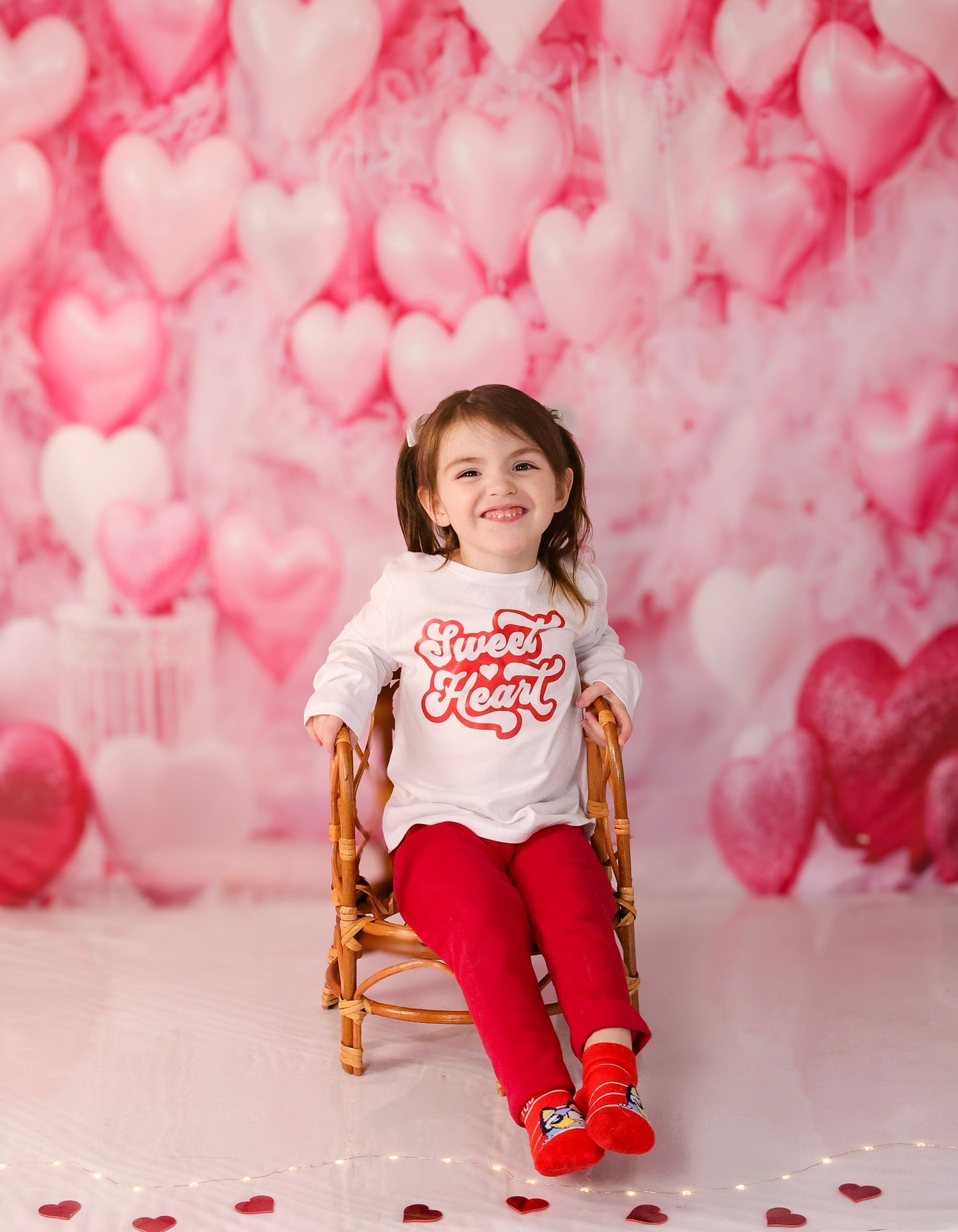 Valentinstag-Fotohintergrund Rosa Herz-Luftballonwand Valentinstag-Fotohintergrund MRR9-88