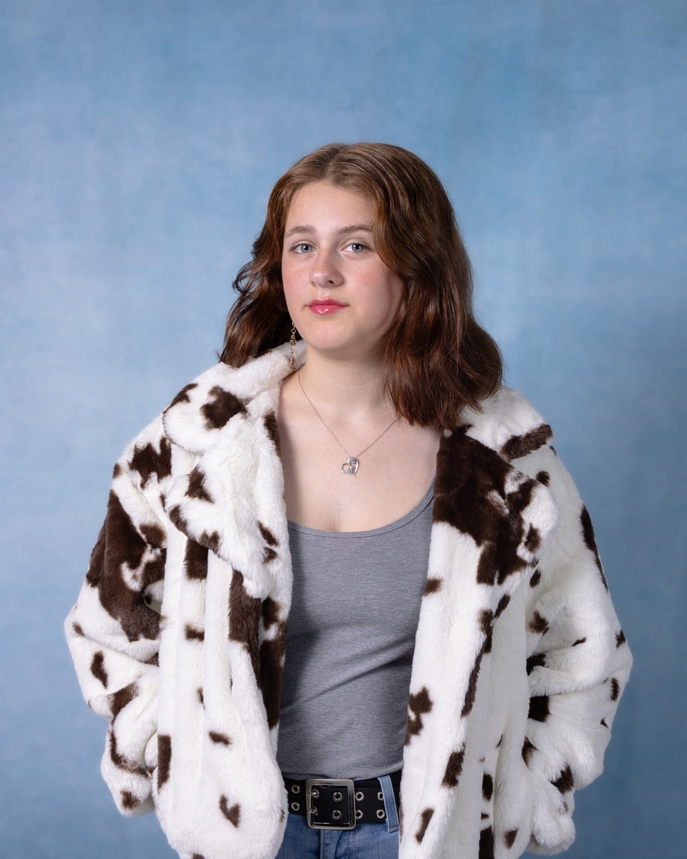 Abstrakte Hintergründe Portrait Blau Fotografie Kulisse für Studio DHP-676