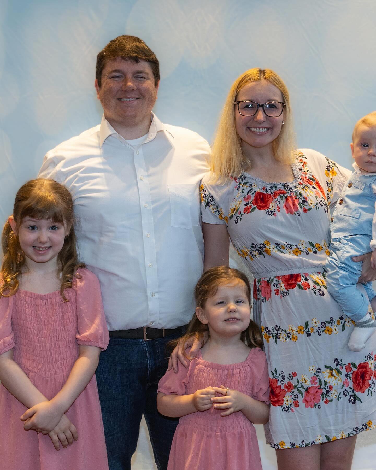 Hellblauer Bokeh Verschwommener Fotografie-Hintergrund SH669