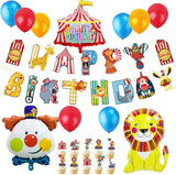 Zirkus-Thema Geburtstagsparty Cartoon Cute Aluminium Film Ballon BA5