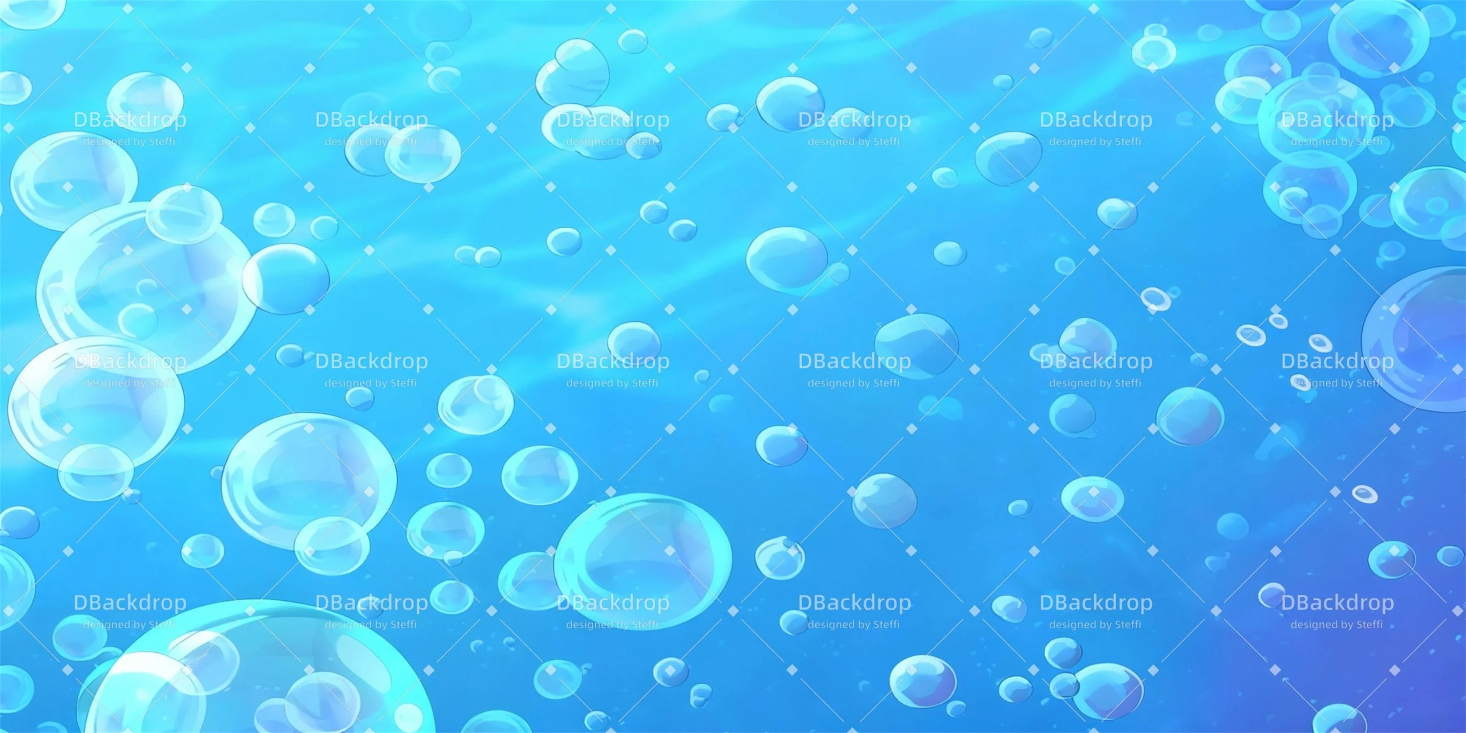 Große Bühnenhintergründe „Sea Bubbles“ Bühnenbild-Hintergrund CSH59-T88