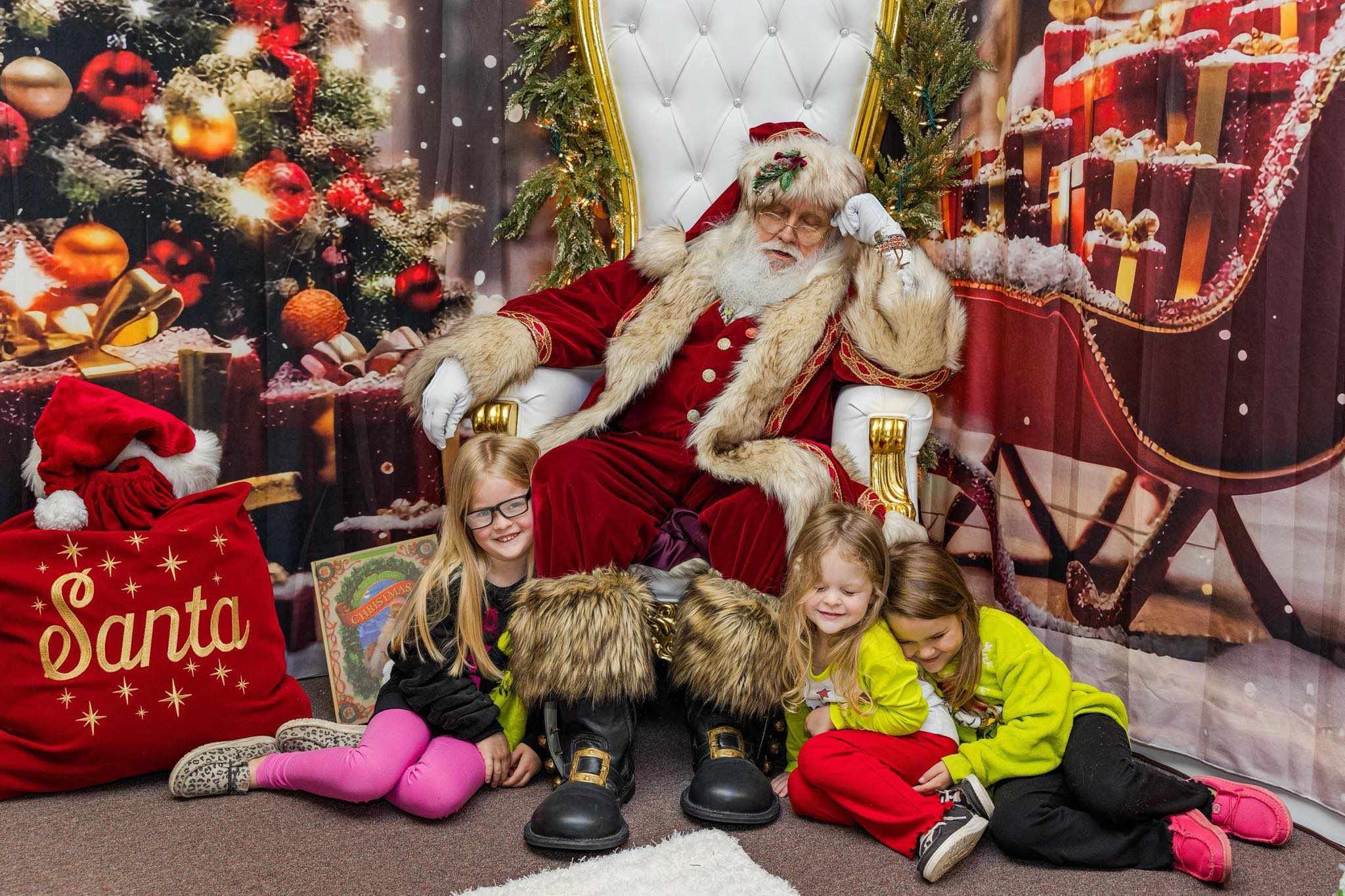 Weihnachtsschlitten im Winterwunderland Backdrop BRP8-49