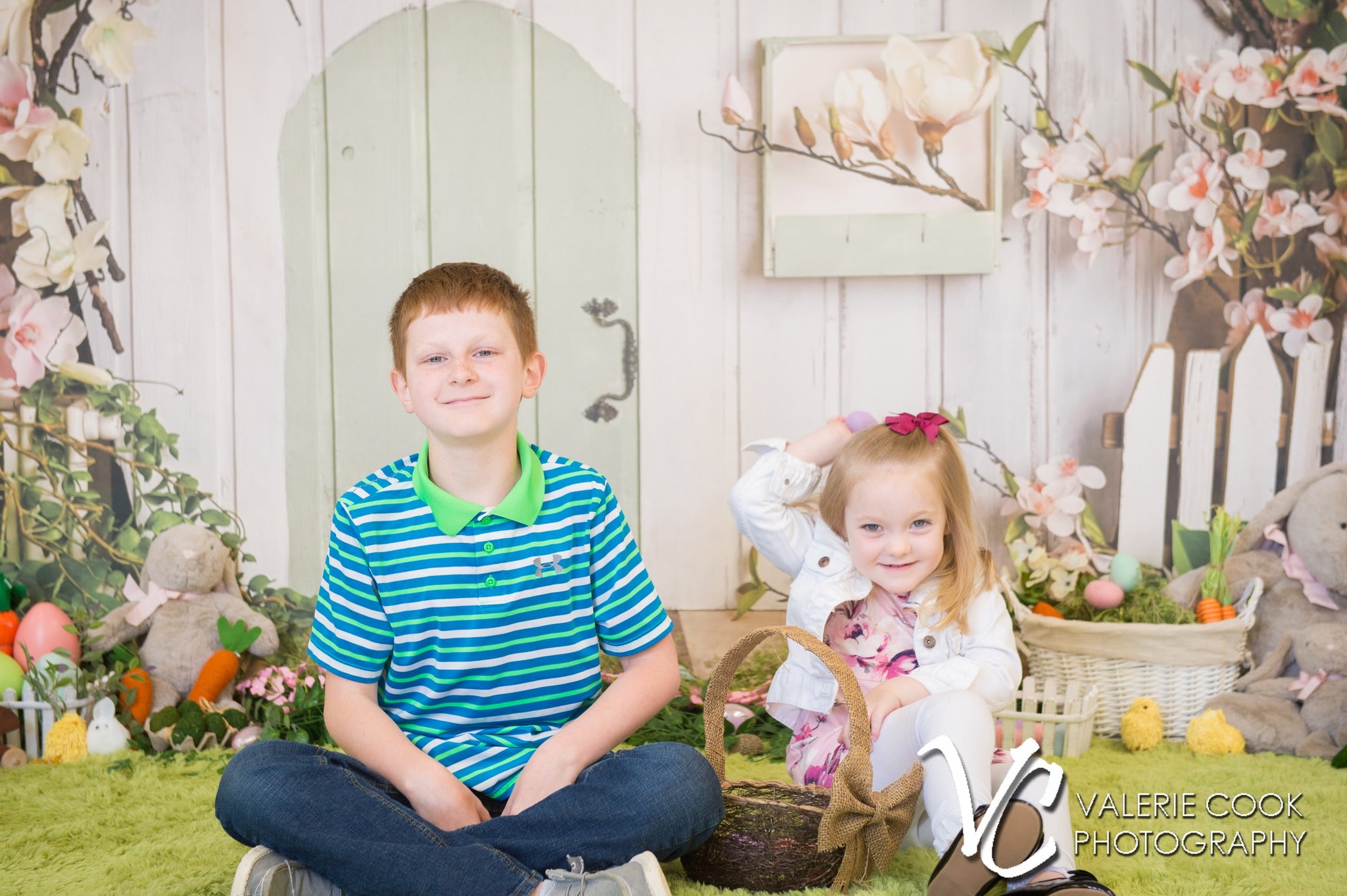 Rosa Blumen Rustikales Haus Frühlings Hintergrund D1055