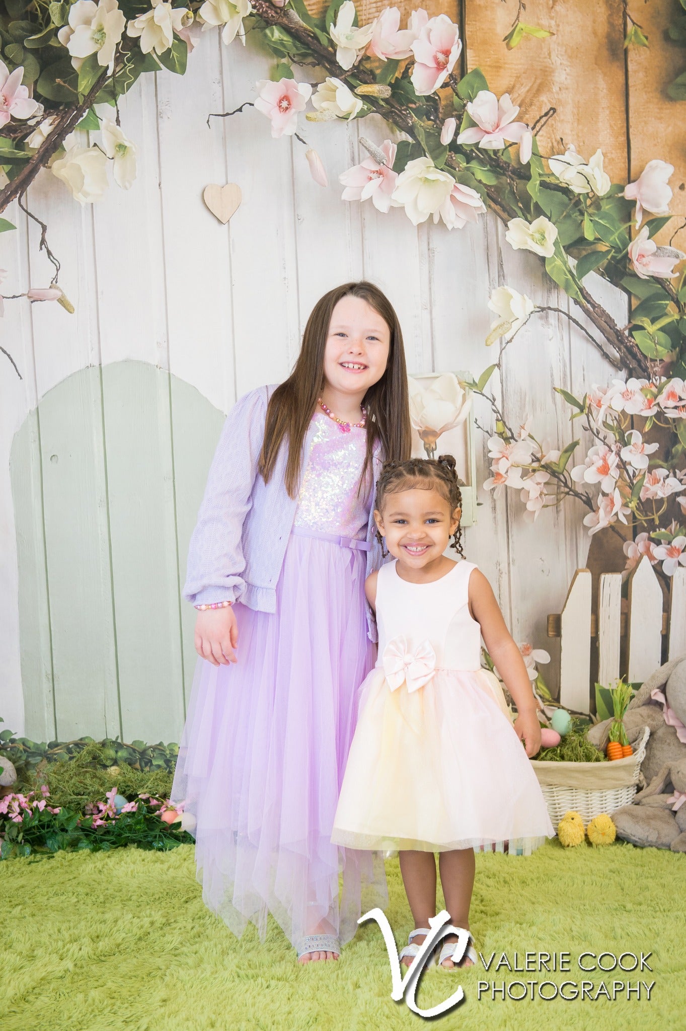 Rosa Blumen Rustikales Haus Frühlings Hintergrund D1055