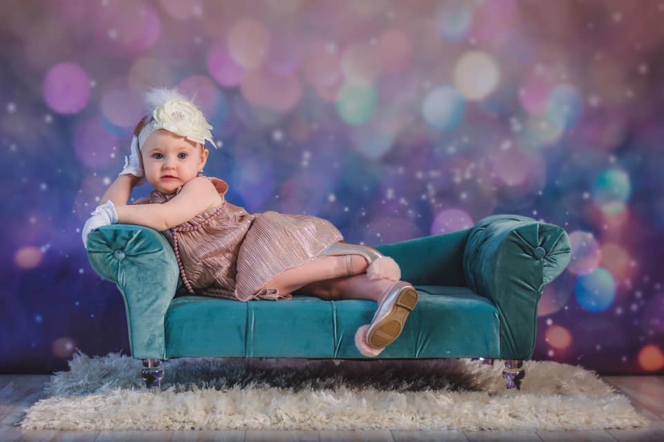 Bokeh-Kulisse Weiche goldene Glitzer-Bokeh-Fotokulisse MRR10-31