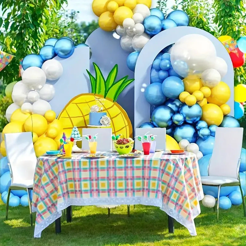 Klein Blau Sommer Cool Ballon Kette Geburtstag Party Hochzeit Dekoration BA44