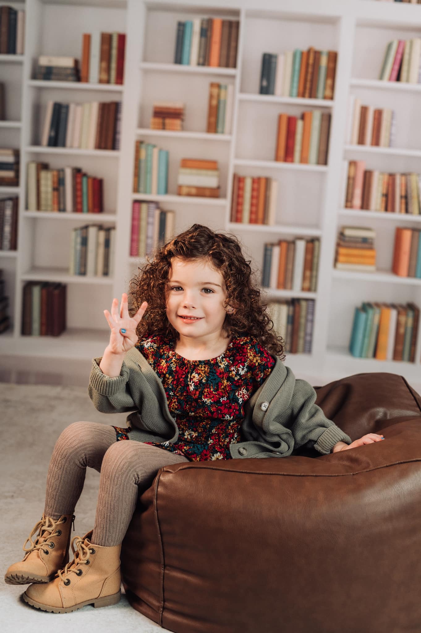 Bücherregal Hintergrund für Schulfotografie GX-1029