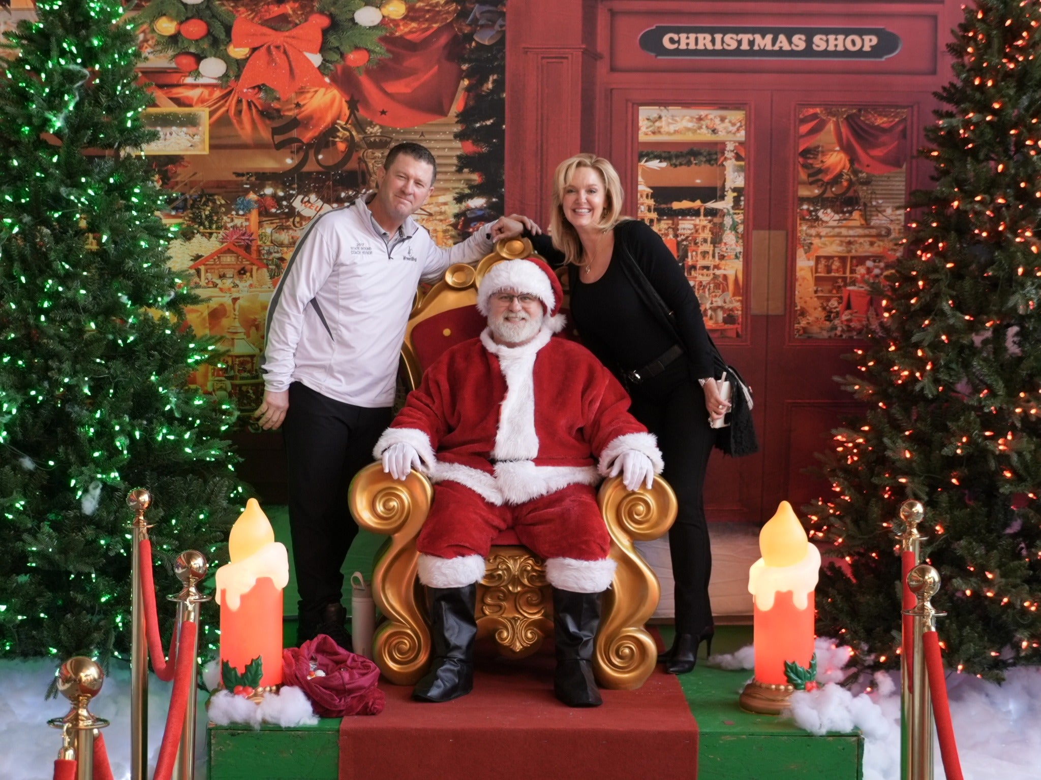 Christmas Shop Nussknacker Roter Hintergrund für Fotografie D849