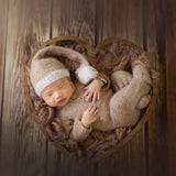 DBackdrop Holz Herzform Neugeborenen Fotografie Requisiten SYPJ4