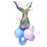 Meerjungfrauenschwanz Ballonkette Kindergeburtstag Partydekoration BA3