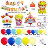 Zirkus-Thema Geburtstagsparty Cartoon Cute Aluminium Film Ballon BA5