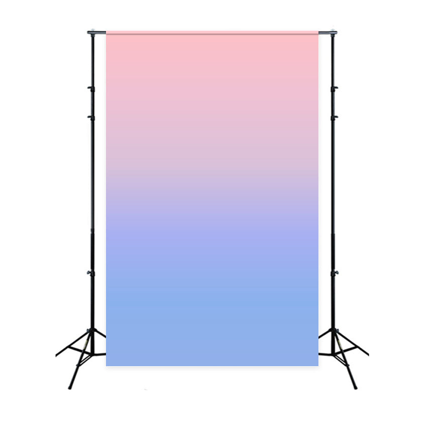 Fotografie Portrait Backdrop Pastell Rosa Blau Farbverlauf Backdrop BRP-11-610