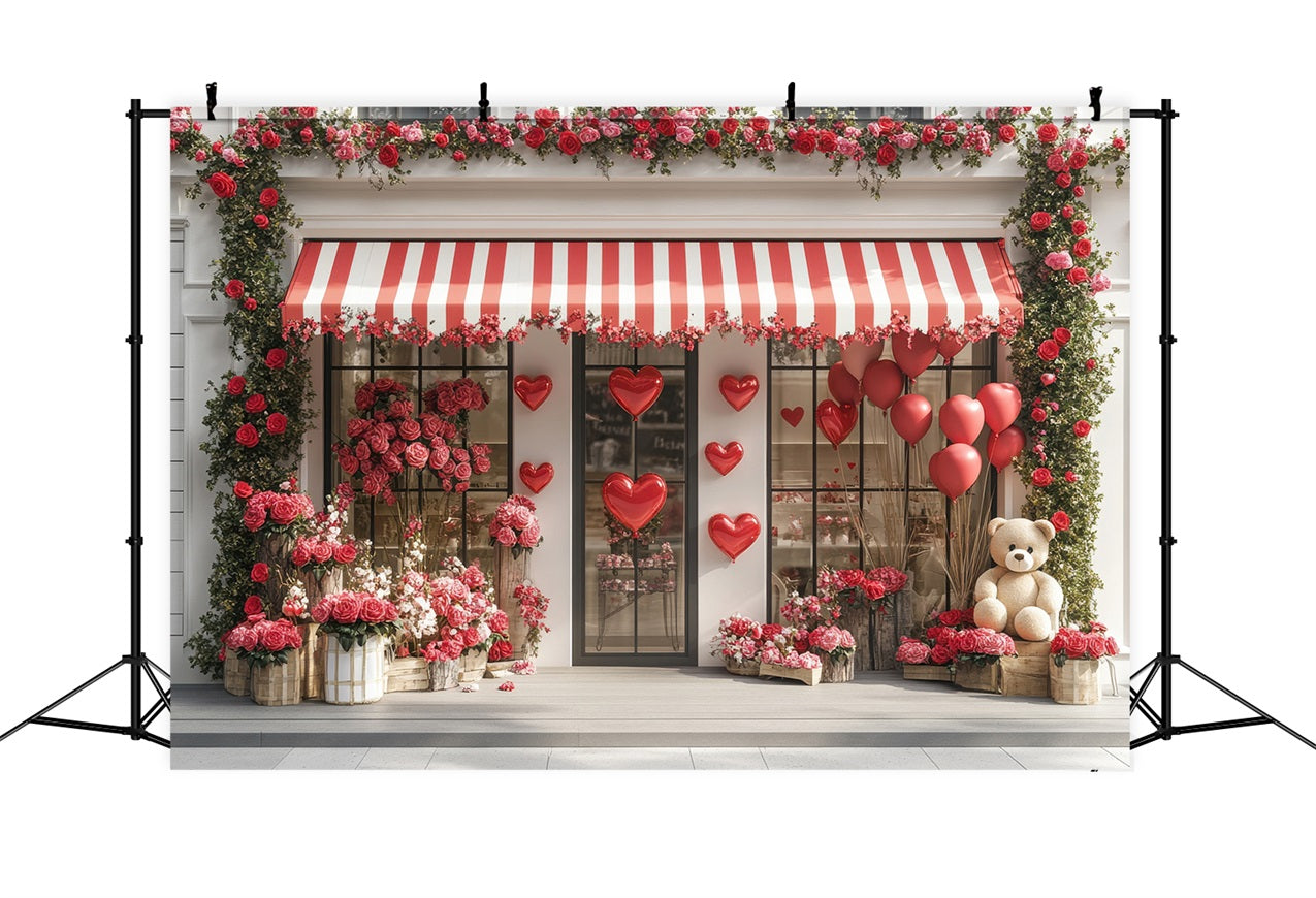 Valentine's Backdrop Rose Efeu Fenster Display Backdrop BRP1-166