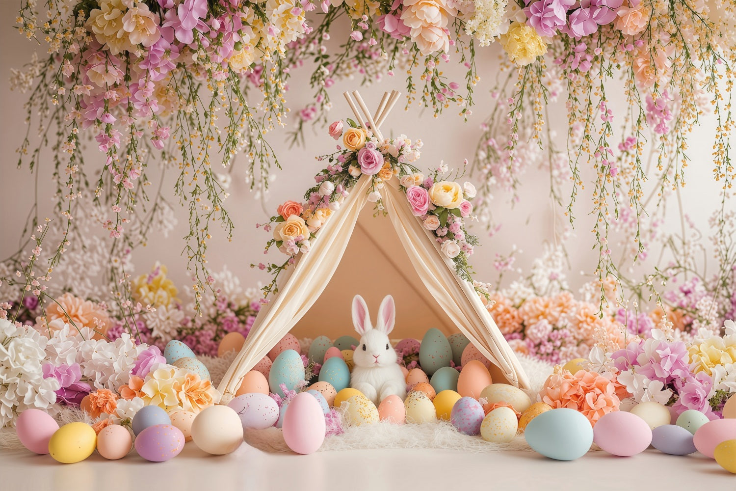 Ostern Backdrops Fotografie Ei Hase Paradies Backdrop BRP1-212