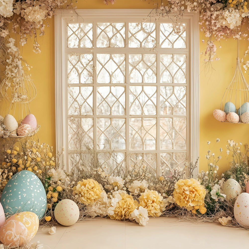 Ostern Backdrops Bilder Festliche Kranz Ei Szene Hintergrund BRP1-263