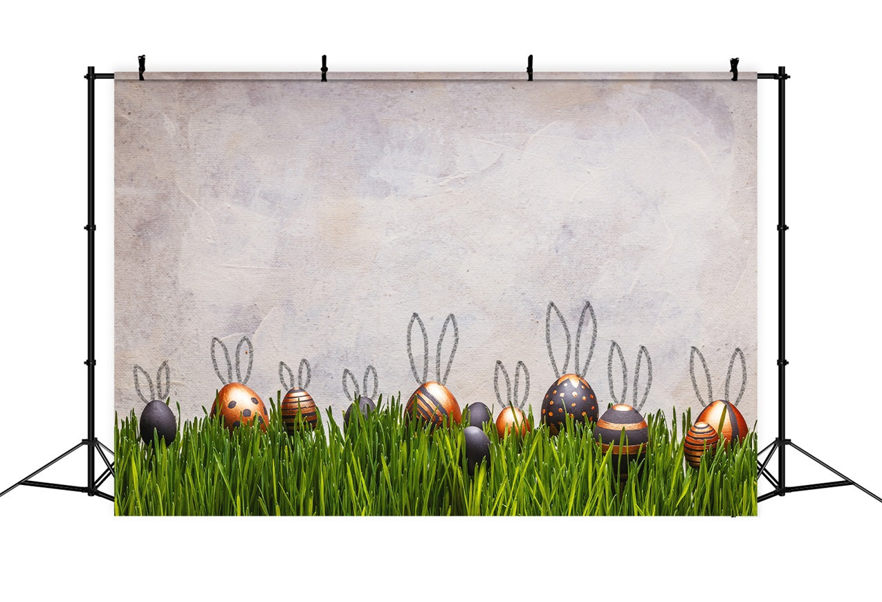 Backdrops Ostern Bilder Magische Hasenohren Ei Szene Backdrop BRP1-304