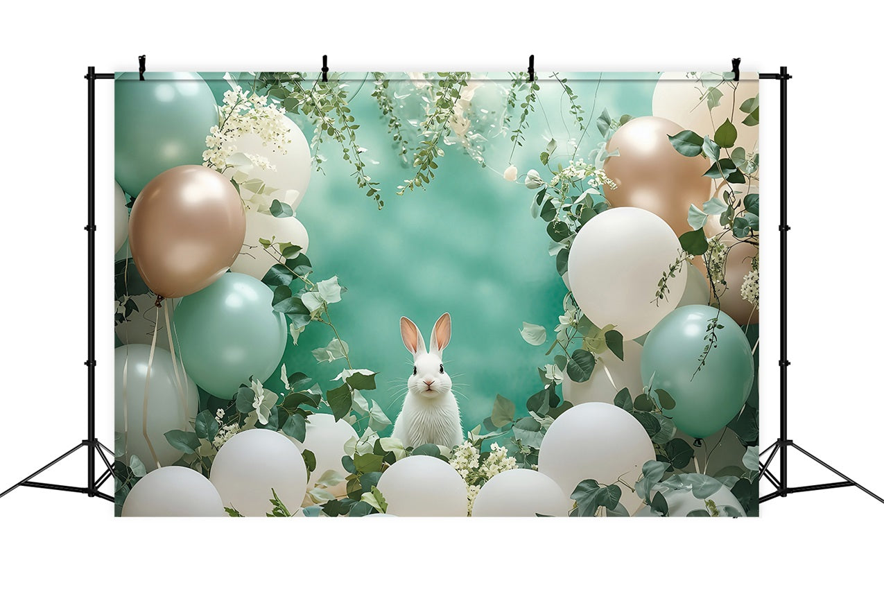 Ostern Frühling Backdrops Hase Ballon Fotografie Backdrop BRP1-305