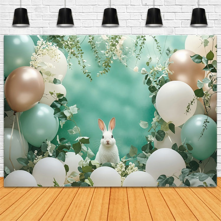 Ostern Frühling Backdrops Hase Ballon Fotografie Backdrop BRP1-305