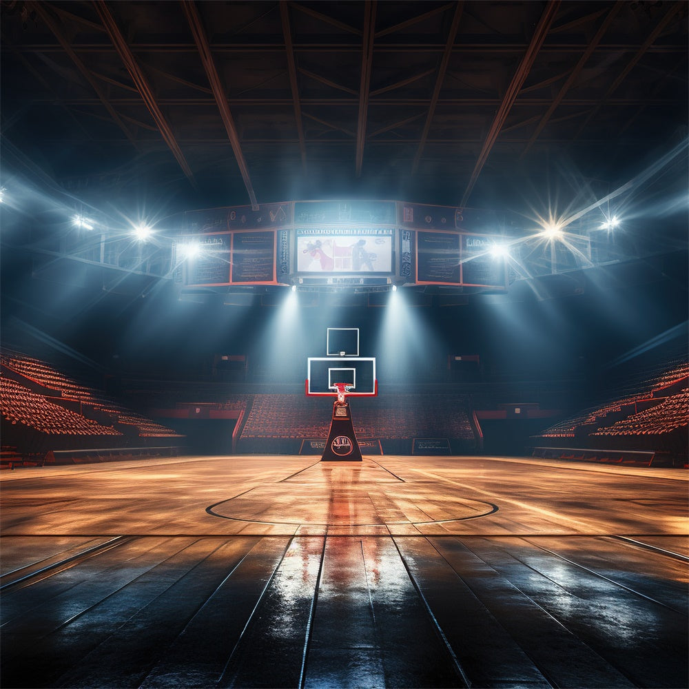 Basketball Fotografie Backdrops Holzplatz Indoor Backdrop BRP1-320