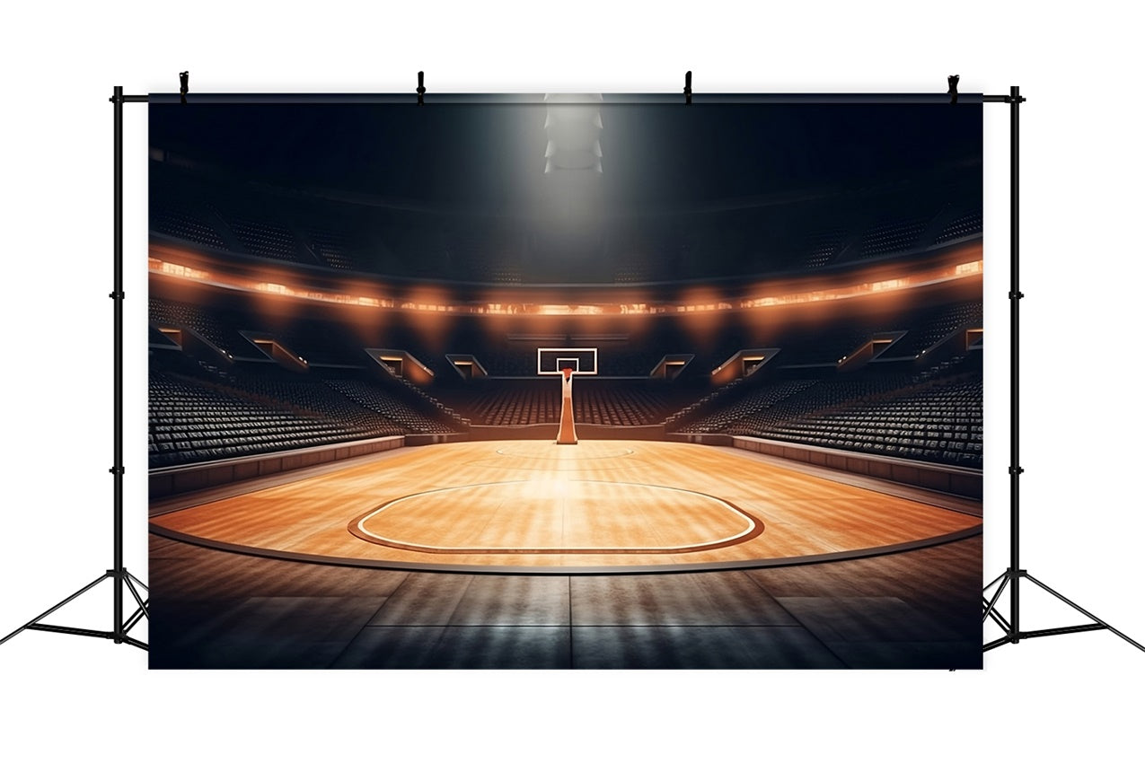 Basketballplatz Hintergrundkulisse Vintage Outdoor Hoop Hintergrundkulisse BRP1-322