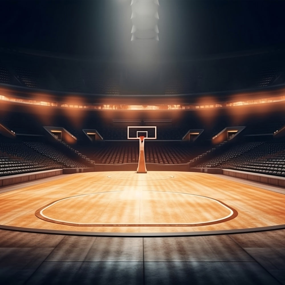 Basketballplatz Hintergrundkulisse Vintage Outdoor Hoop Hintergrundkulisse BRP1-322