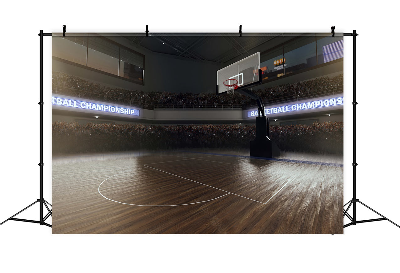 Basketball-Fotohintergrund Lebendiger Stadion-Reifen-Hintergrund BRP1-324